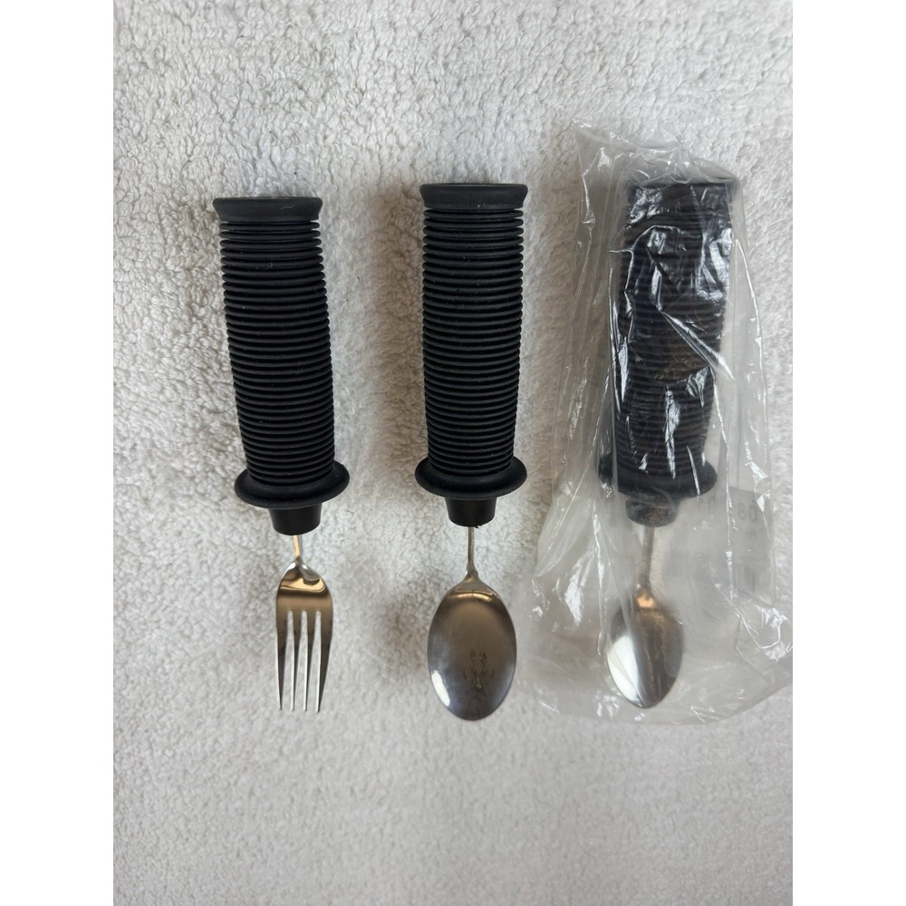 NEW Performance Health Sure Hand Weighted Bendable Flatware Open Box Set Of 3